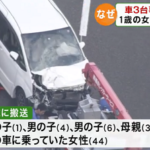 湖西道路で死亡事故!?【玉突き事故により1歳の女の子含む5人が被害に、詳しい事故原因は?】